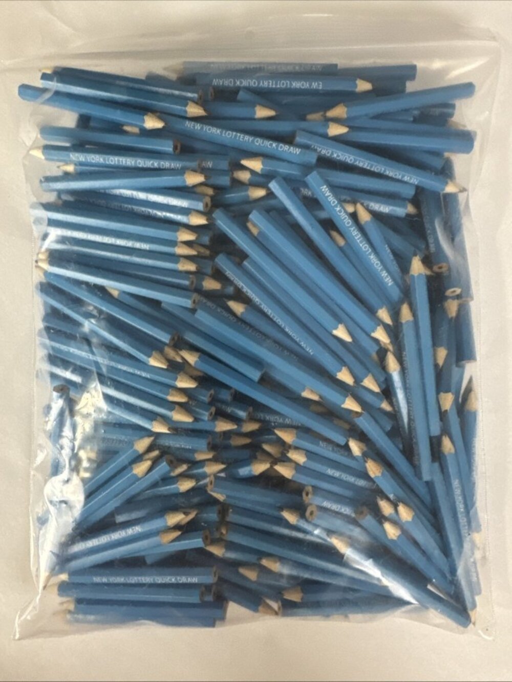 New York Lottery Mini Pencils 385 Pencils in Lot - golf pencil size